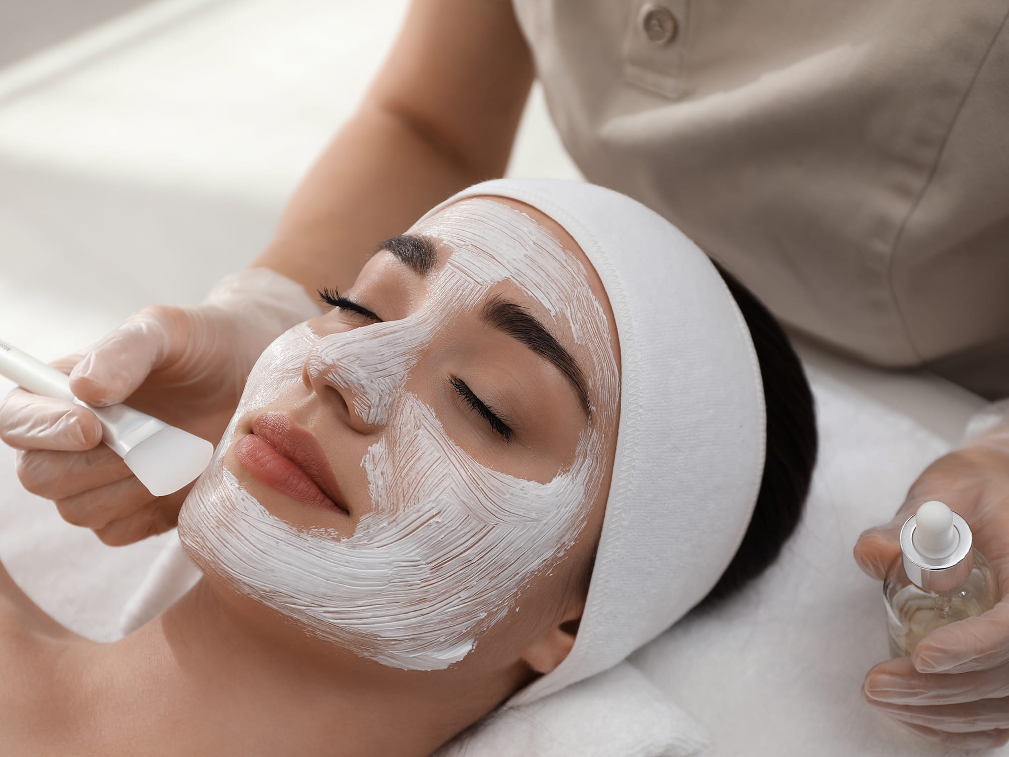 Chemical peel treatment for brighter skin